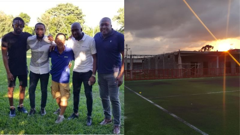 Los hermanos Palacios Milton, Jerry, Wilson y Jhonny se han unido para ampliar y acondicionar el Complejo Deportivo "Wilson Palacios".