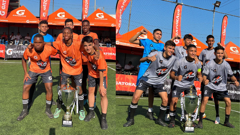 Los equipos de los institutos José Trinidad Reyes y Técnico Hondureño Alemán, protagonizaron la gran final de la Copa Gatorade 2023.