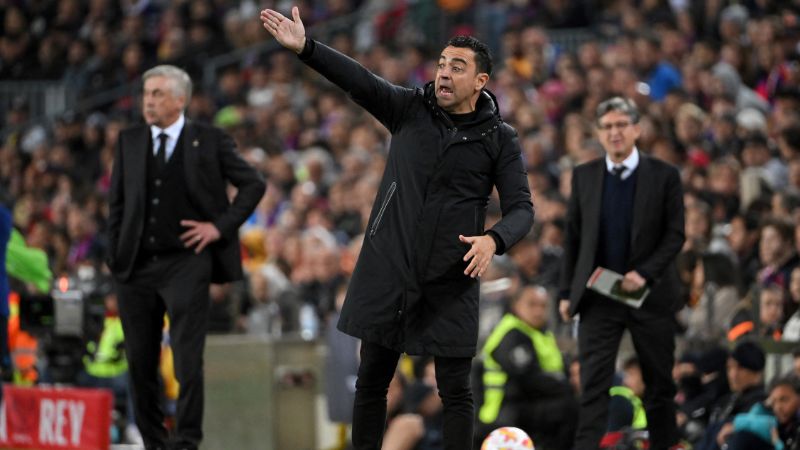 El técnico del Barcelona, Xavi Hernández, destaca la contundencia del Real Madrid.