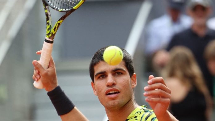 El español Carlos Alcaraz ya está en cuartos de final del Masters 1000 de Madrid.