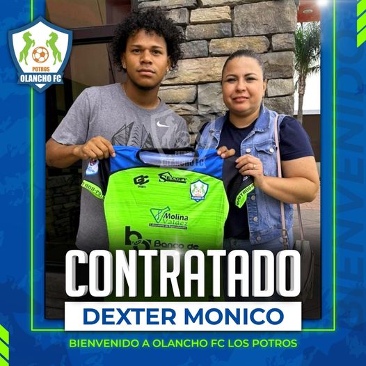 Los Potros de Olancho FC le dan la bienvenida al ex Real Sociedad Dester Mónico.