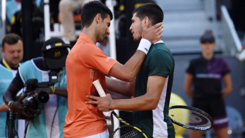 Djokovic y Alcaraz también se disputan el primer lugar a nivel mundial que actualmete está en manos del serbio.