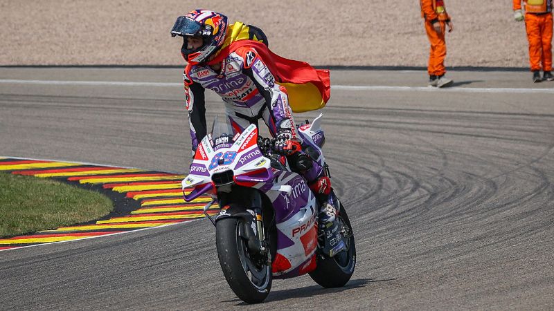El piloto español Jorge Martín ganó el Gran Premio de Alemania de MotoGP.