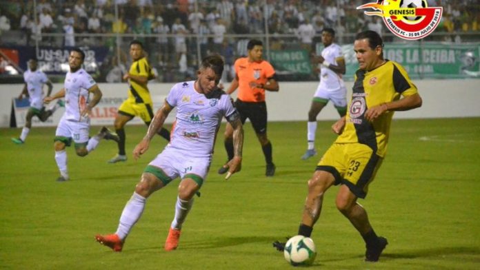 En el partido de ida de la gran final de la Liga de Ascenso torneo de Clausura, el Génesis Comayagua derrotó 1-0 al Platense.