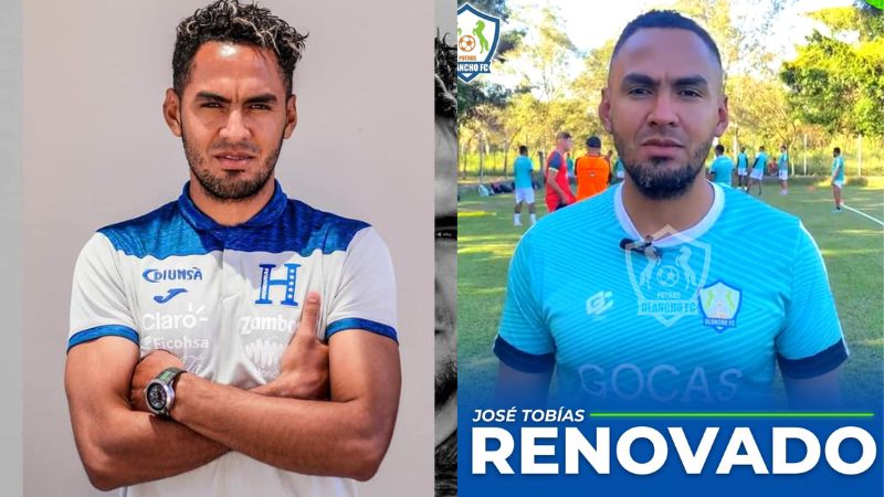 José Danilo Tobías integró en su momento la Selección Nacional y hoy es jugador de Potros de Olancho FC.