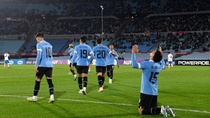Con más dudas que otra cosa, Uruguay le ganó 2-0 a Cuba en un partido internacional amistoso.