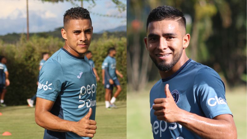 Denis Meléndez y Carlos Argueta están contentos en Motagua porque pelea títulos nacionales e internacionales.