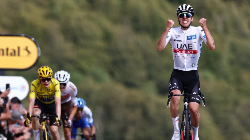 El esloveno Tadej Pogacar ganó la penúltima jornada del Tour de Francia.