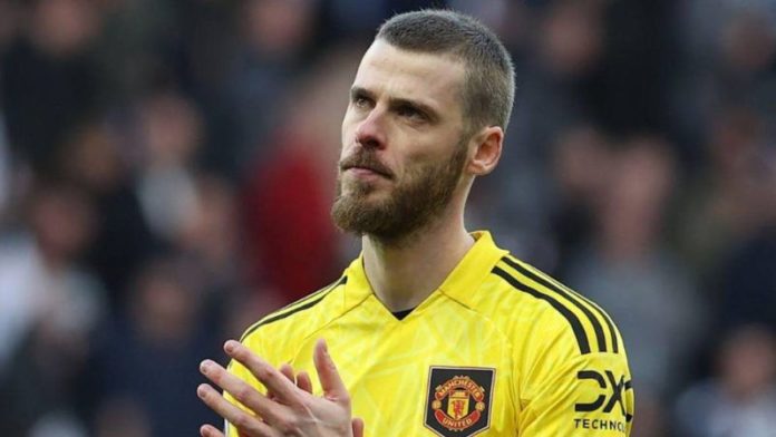 El guardameta español David de Gea se despide del Manchester United.