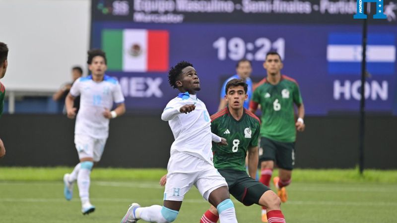 Las opciones de medallas de oro y plata para Honduras se esfumaron el martes con la derrota 0-3 frente a México.
