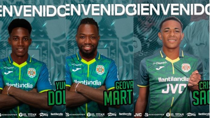 El Marathón anunció sus últimas incorporaciones: Yunny Dolmo, Geovany Martínez y Cristian Sacaza.