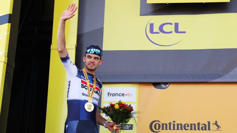 Luego de una impresionante escapada, el danés Kasper Asgreen ganó este jueves la decimoctava etapa del Tour de Francia.
