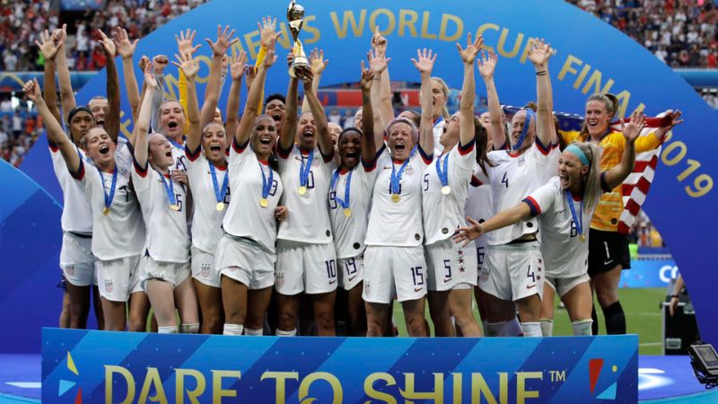 La selección de Estados Unidos siempre es candidata al título mundial femenino.