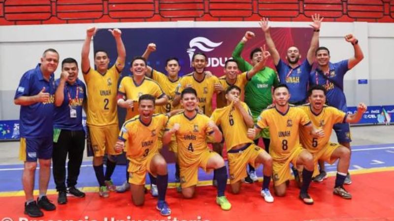 El Futsala fue el deporte que le dio la última medalla de oro a la UNAH en los Juegos Deportivos Universitarios Centroamericanos JUDUCA 2023.