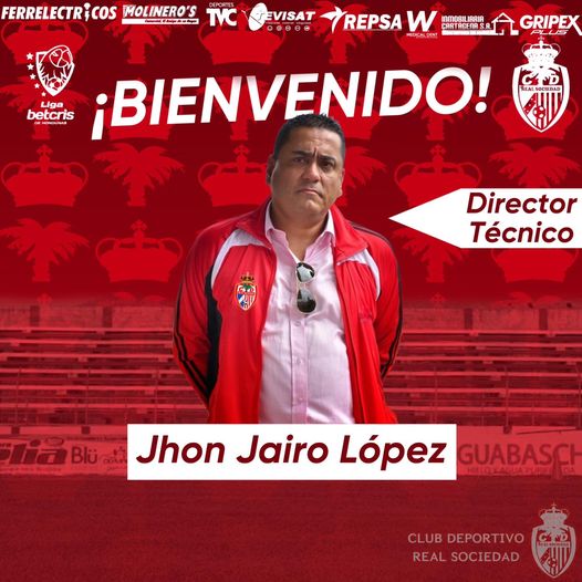 La Real Sociedad oficializó la contratación del técnico colombiano Jhon Jairo López a través de sus redes sociales.
