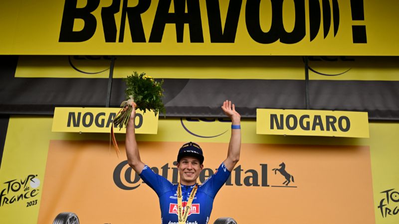 El ciclista belga Jasper Philipsen logró su segunda victoria en dos días en el Tour de Francia.