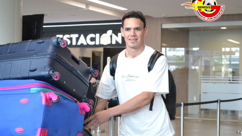 El delantero paraguayo Roberto Moreira ya está en Comayagua para integrarse a la pretemporada del equipo Génesis.