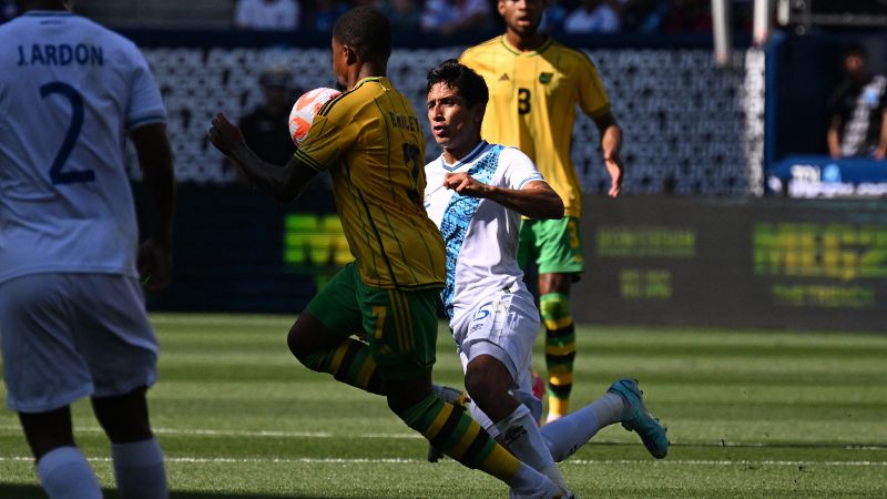 Un gol fue suficiente para la selección de Jamaica que derrotó a Guatemala 1-0 y está en semifinales de la Copa Oro.