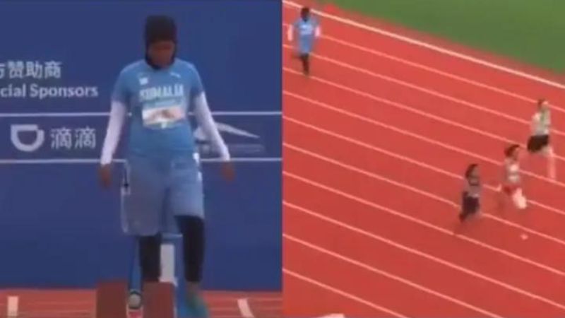 Por la penosa actuación de Nasra Abukar Ali fue suspendida la presidenta de la federación de atletismo somalí.