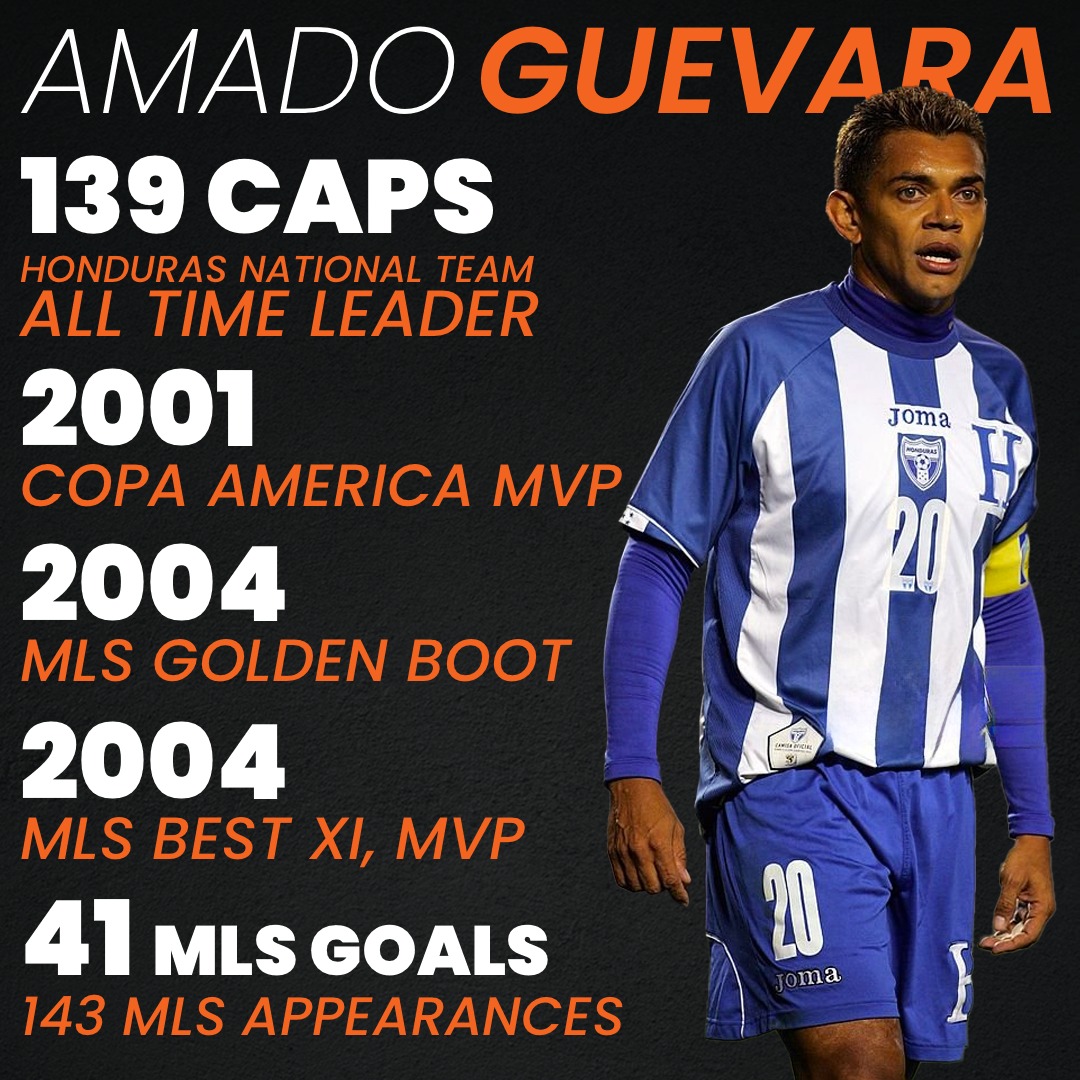 Este equipo le hace un reconocimiento al "Lobo" Guevara por todo lo que hizo como jugador de la Selección Nacional de Honduras y en la MLS.