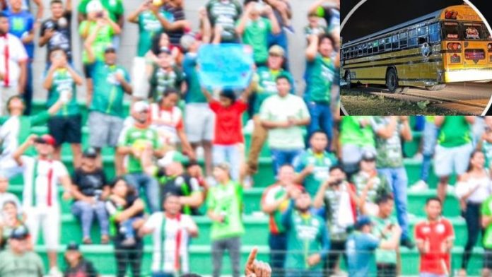 Un autobús que transportaba aficionados del Marathón fueron atacados a disparos a inmediaciones del aeropuerto Internacional de Palmerola, en Comayagua.