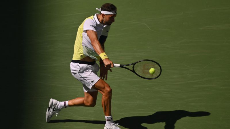 El búlgaro Grigor Dimitrov derrotó este jueves a Andy Murray en el Grand Slam de Nueva York.