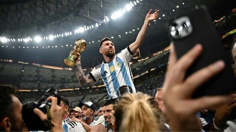 Lionel Messi levantó la Copa en el pasado Mundial de Qatar 2022.