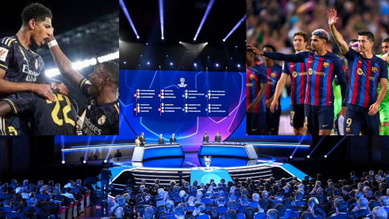 Los equipos españoles Real Madrid y Barcelona quedaron en grupos accesibles para la Champions League 2023-2024.