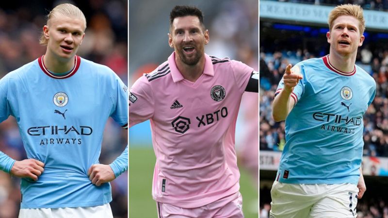 Erling Haaland, Lionel Messi y Kevin de Bruyne, son los elegidos como los Mejores de Europa en la temporada 2022-2023.