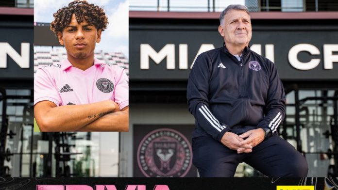 El técnico del equipo Inter Miami de la MLS, Gerardo "Tata" Martino, es claro al decir que el volante mixto hondureño, David Ruiz, es jugador para futuro.