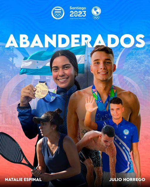 De esta forma el Comité Olímpico Hondureño (COH) anunció los abanderados par los Juegos Panamericanos de Santiago 2023.