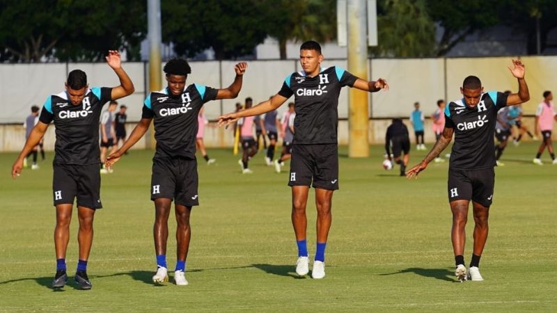 Previo a trasladarse a Jamaica, los jugadores de la H realizaron su último entrenamiento en la casa del Inter Miami.