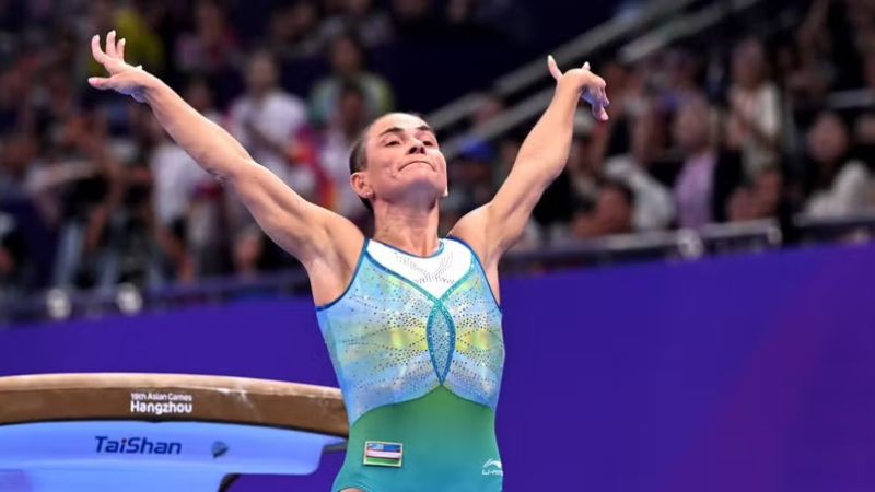 Para Oksana Chusovitina serían sus novenos Juegos Olímpicos si llega a París 2024.