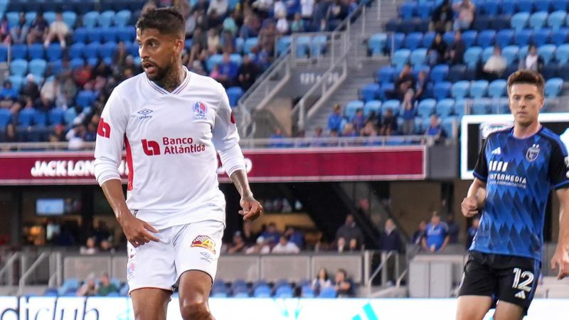 Olimpia empató el sábado 2-2 con el San José Earthquakes, en el Paypal Park en California, Estados Unidos.