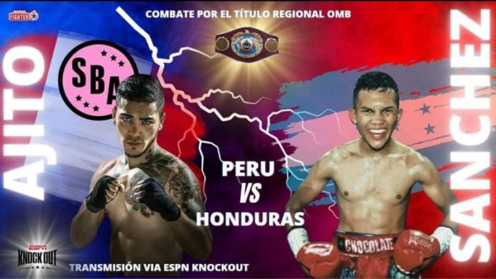 Todos está listo para el combate del viernes entre el hondureño Gerardo "Chocolate" Sánchez y el peruano Eduardo "El Chino" Ajito.