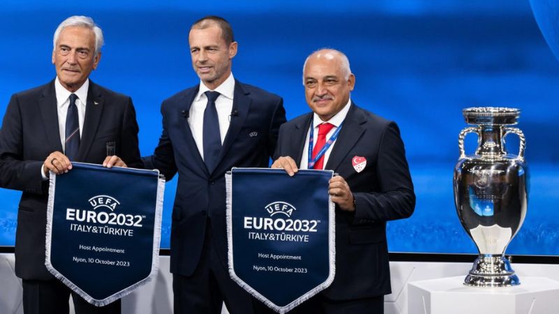 El presidente Ceferin elogia el "compromiso y dedicación" de los anfitriones de la EURO 2028