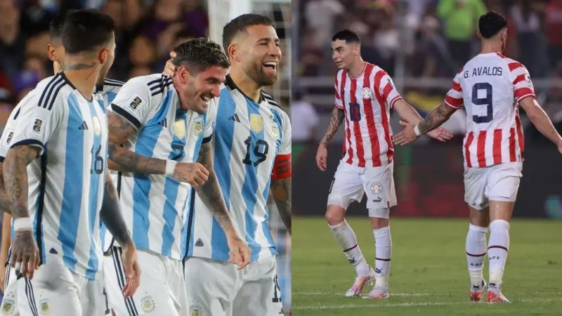 Argentina logra la victoria 1-0 ante Paraguay.