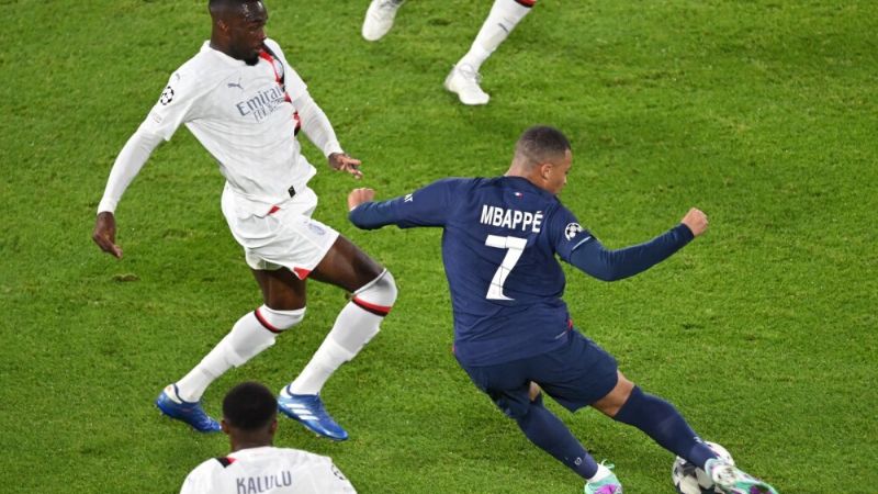 Kylian Mbappé abrió el marcador del encuentro para desarrollar la goleada del PSG. 