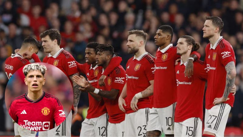Varios jugadores del Manchester United, apoyaron a Garnacho su polémica sobre el racismo.
