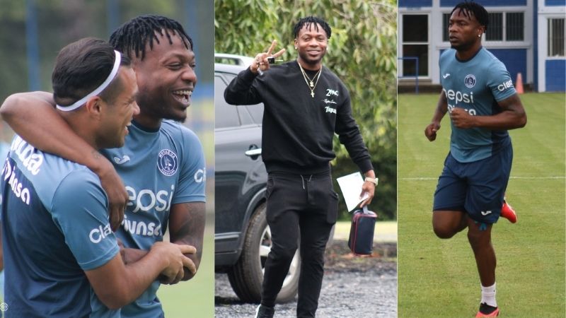 Kevin Álvarez se reintegró a los entrenamientos de Motagua donde fue recibido con alegría por sus compañeros.