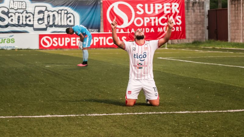 El único gol del Vida fue obra del delantero Josué Villafranca. 