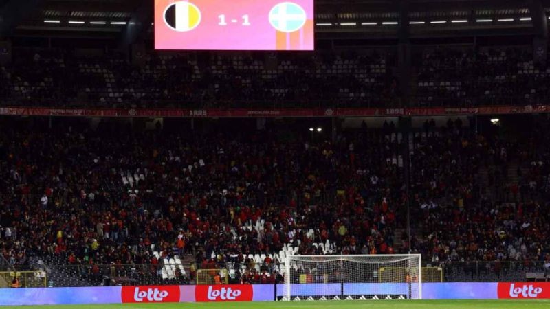 La UEFA decidió mantener el resultado de 1-1 del partido entre Bélgica y Suecia, clasificatorio para la Eurocopa.