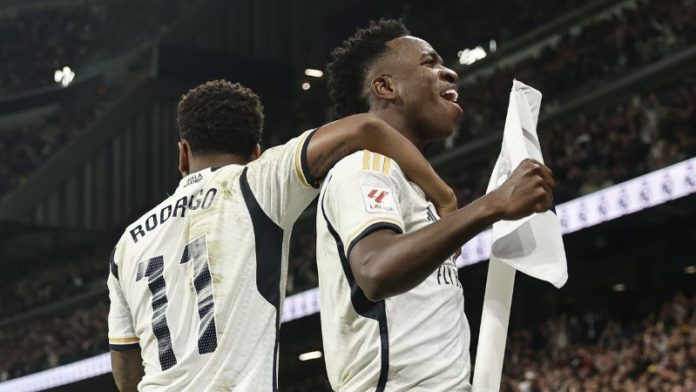 Los brasileños Vinicius y Rodrygo andan de la mano con los goles para beneficio del Real Madrid.