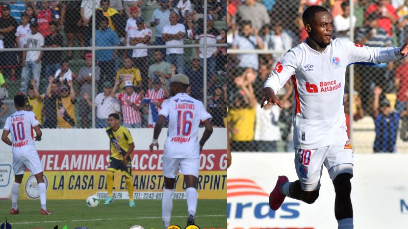 Edwin Solany Solano, abrió el marcador ante el Génesis Comayagua en el estadio Carlos Miranda.