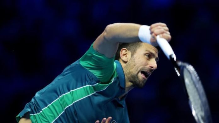 Novak Djokovic está en sala de espera en el Master ATP que se realiza el Turín.