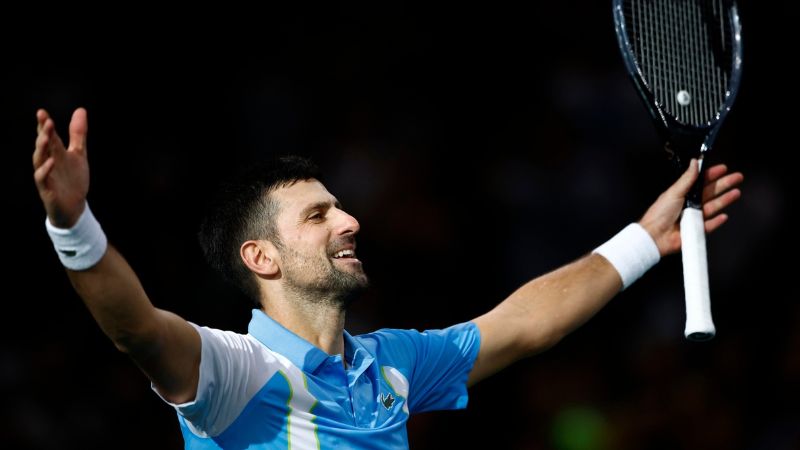 Novak Djokovic es el líder del grupo rojo del torneo Masters de tenis.