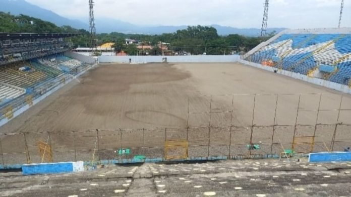 El estadio Morazán estará listo a finales del mes de febrero, anuncia Condepor.