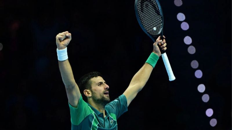 Novak Djokovic se enfrentará en la final del Masters ATP frente a Jannik Sinner.