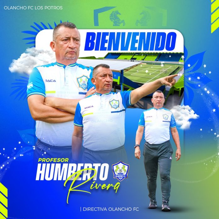 El equipo Potros de Olancho FC presentó oficialmente al técnico José Humberto Rivera.