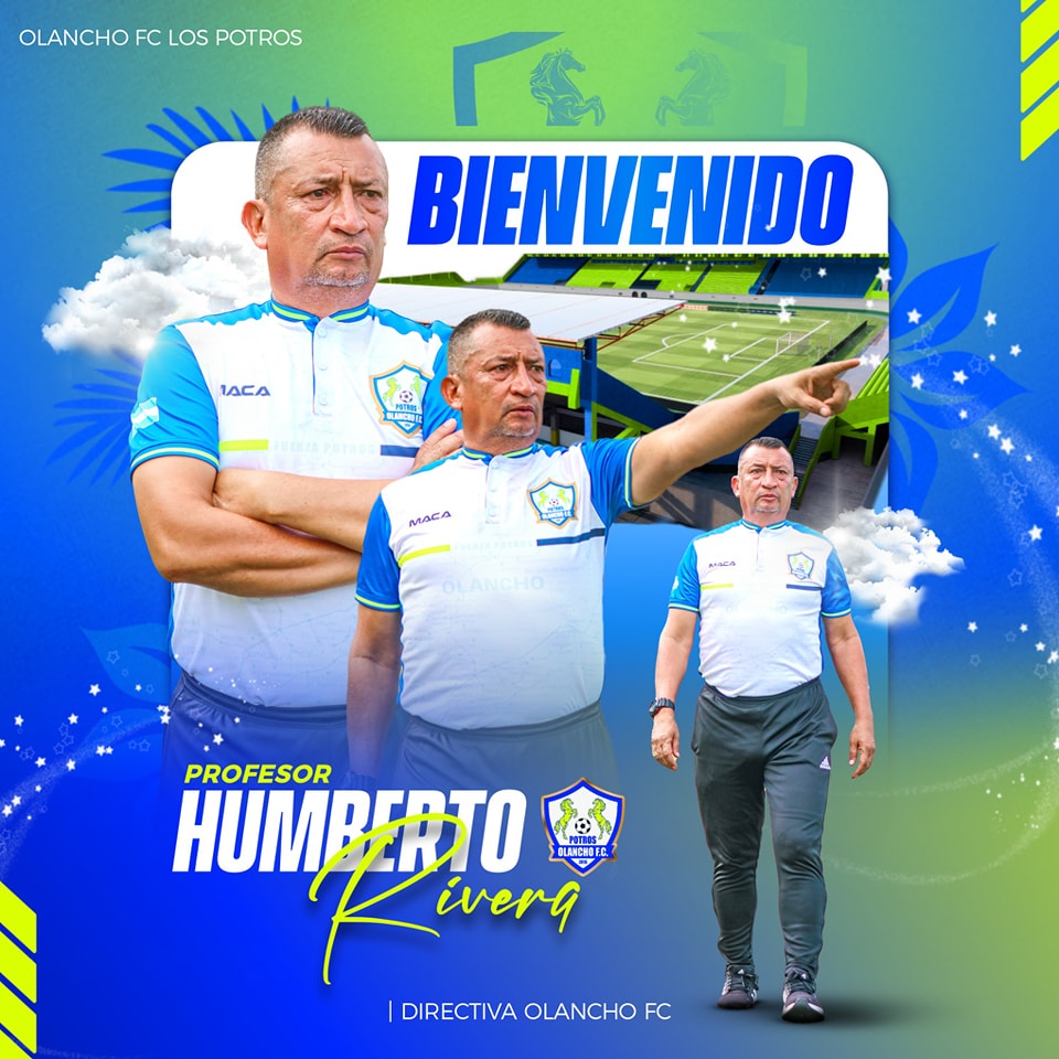 El equipo Potros de Olancho FC presentó oficialmente al técnico José Humberto Rivera.